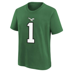 Jalen Hurts Philadelphia Eagles Preschool Player Name & Number T-Shirt Kelly Green