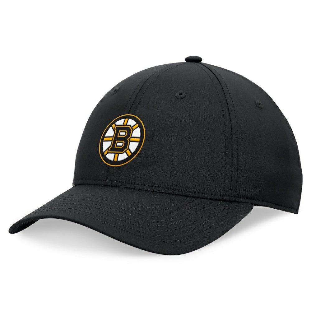 NHL Boston Bruins Fanatics Front Office Ripstop Adjustable Hat - Black
