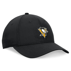 NHL Pittsburgh Penguins Fanatics Front Office Ripstop Adjustable Hat - Black