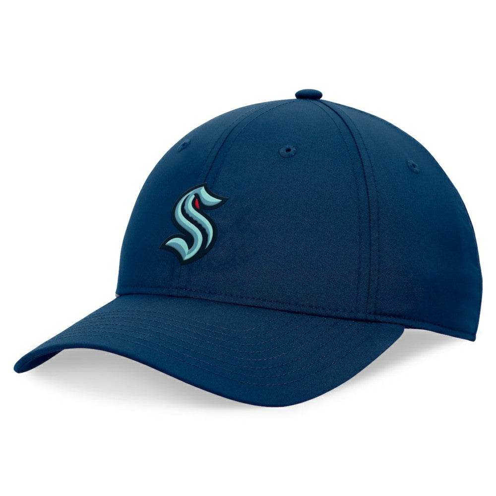 NHL Seattle Kraken Fanatics Front Office Ripstop Adjustable Hat - Deep Sea Blue