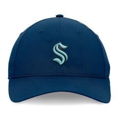 NHL Seattle Kraken Fanatics Front Office Ripstop Adjustable Hat - Deep Sea Blue