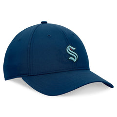 NHL Seattle Kraken Fanatics Front Office Ripstop Adjustable Hat - Deep Sea Blue