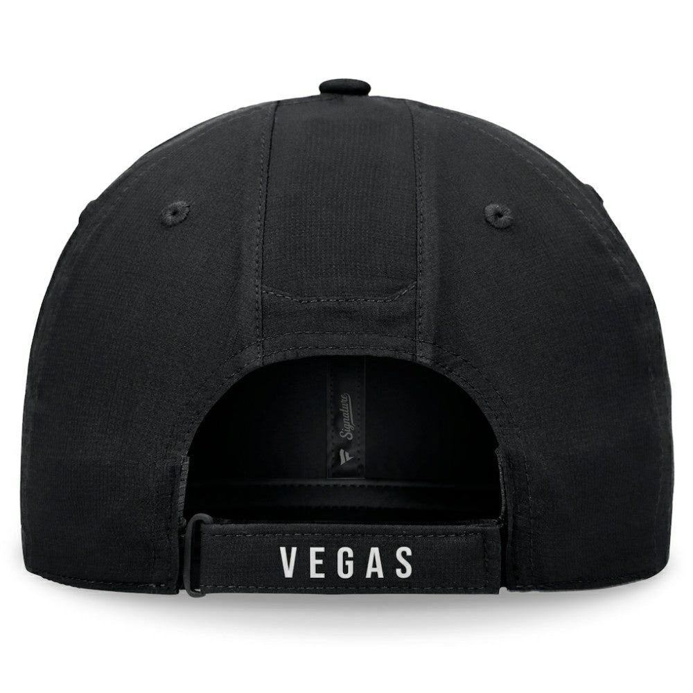 NHL Vegas Golden Knights Fanatics Front Office Ripstop Adjustable Hat - Black