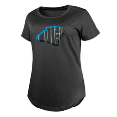 Carolina Panthers New Era Women's 2024 NFL Draft T-Shirt Charcoal
