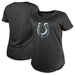 Indianapolis Colts New Era Women's 2024 NFL Draft T-Shirt Charcoal