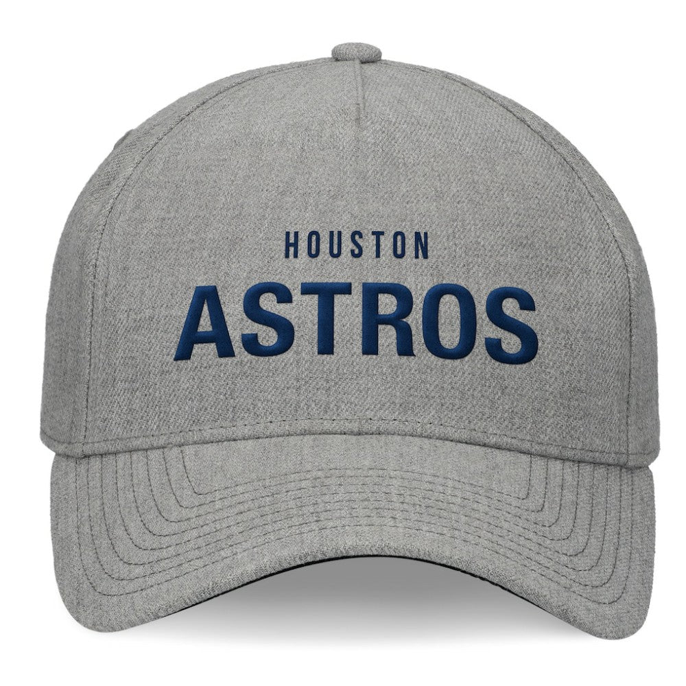 Houston Astros Fanatics Elements A-Frame Structured Adjustable Hat - Heather Gray Hats