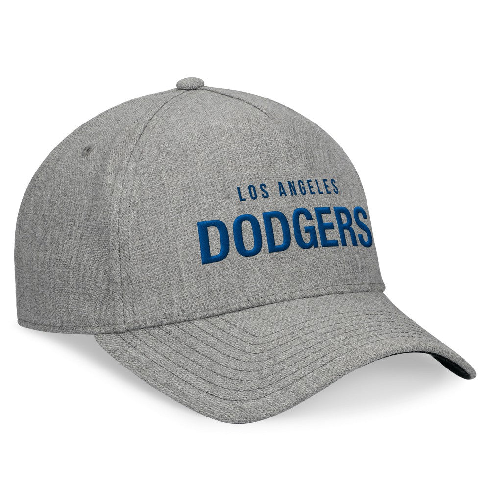 Los Angeles Dodgers Fanatics Elements A-Frame Structured Adjustable Hat - Heather Gray Hats