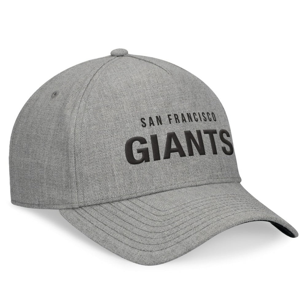San Francisco Giants Fanatics Elements A-Frame Structured Adjustable Hat - Heather Gray Hats