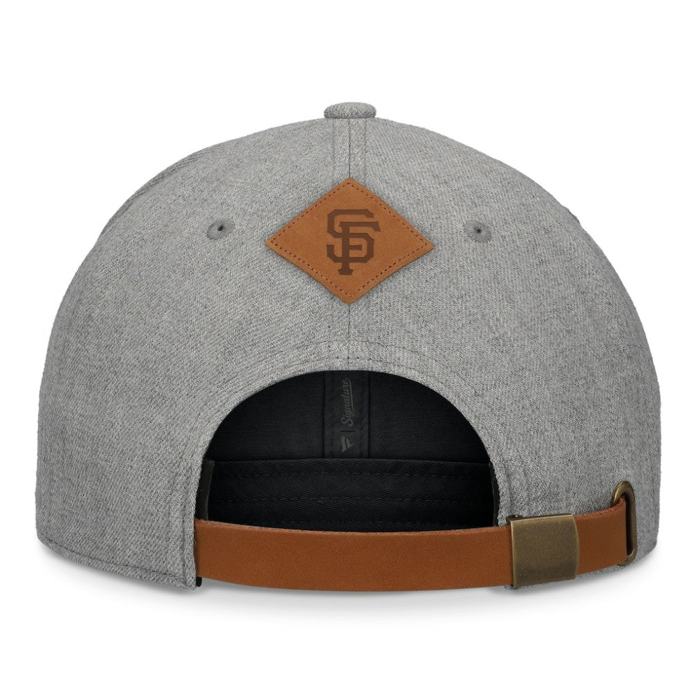 San Francisco Giants Fanatics Elements A-Frame Structured Adjustable Hat - Heather Gray Hats