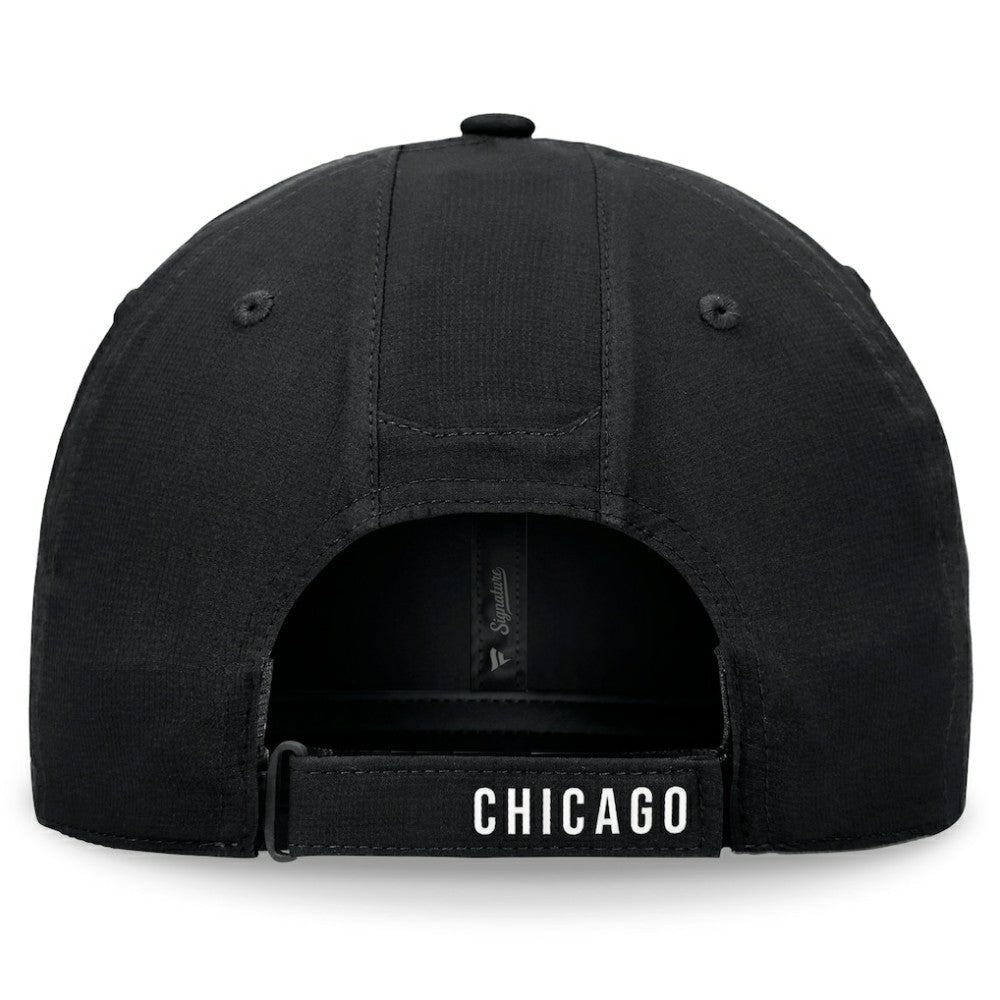 Chicago White Sox Fanatics Front Office Ripstop Unstructured Adjustable Hat - Black Hats