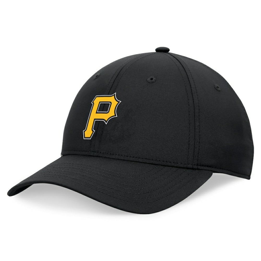Pittsburgh Pirates Fanatics Front Office Ripstop Unstructured Adjustable Hat - Black Hats