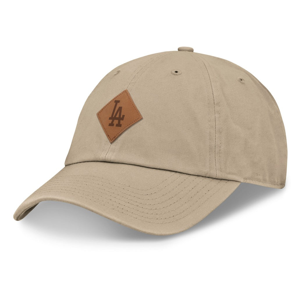 Los Angeles Dodgers Fanatics Elements Microsanded Unstructured Adjustable Hat - Khaki Hats