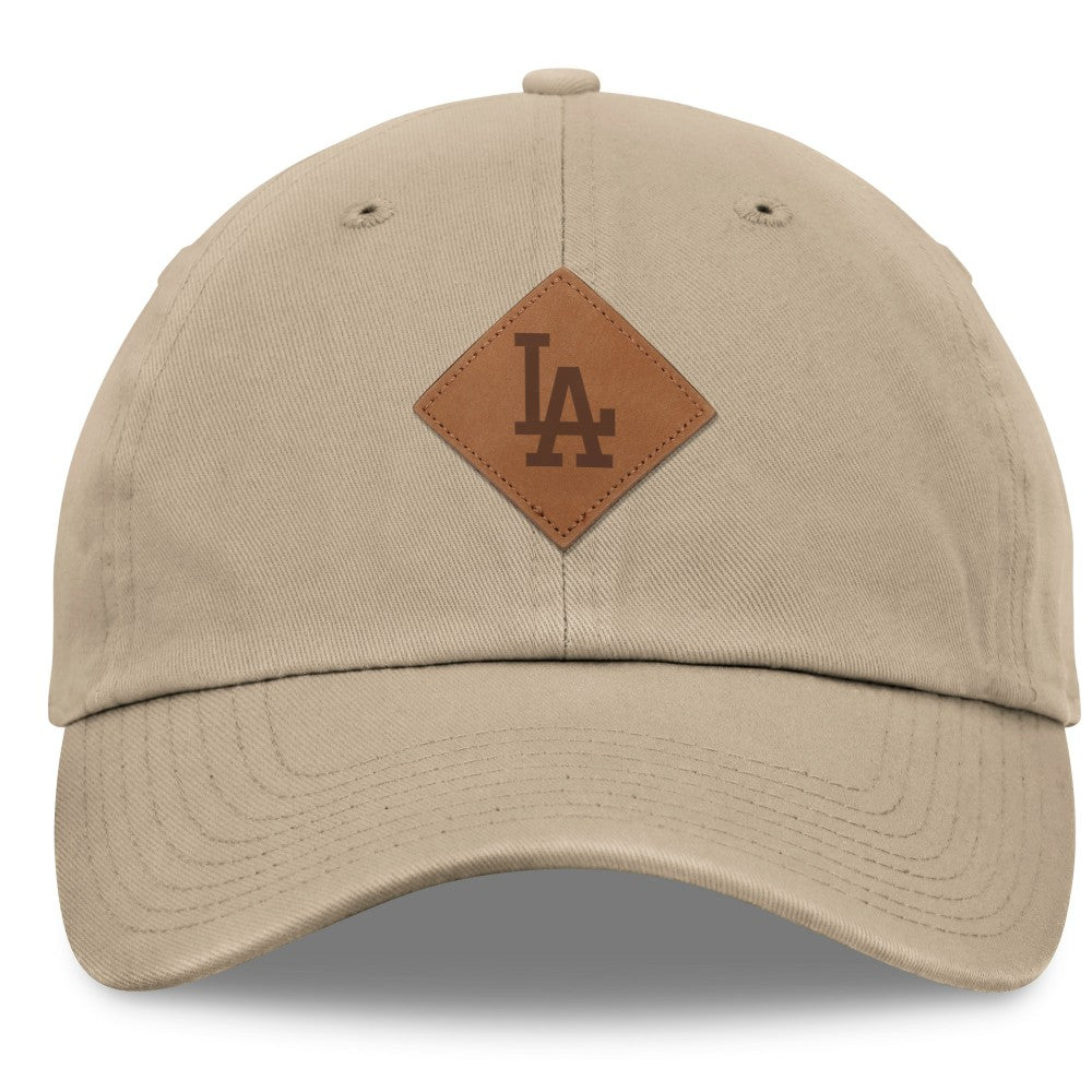 Los Angeles Dodgers Fanatics Elements Microsanded Unstructured Adjustable Hat - Khaki Hats