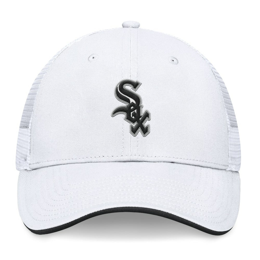 Chicago White Sox Fanatics Front Office Meshback Structured Adjustable Hat - White Hats
