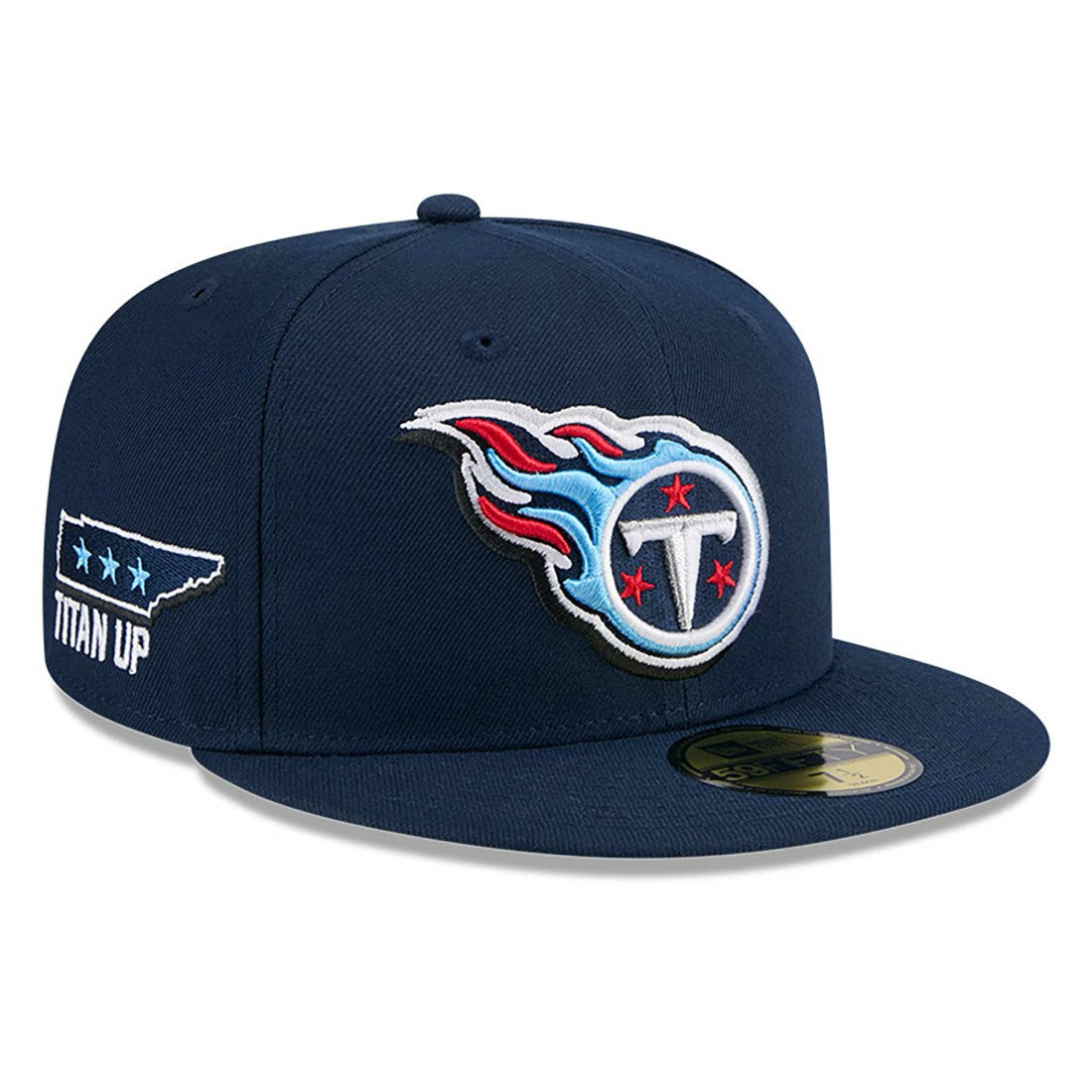 Tennessee Titans New Era 2024 NFL Draft 59FIFTY Fitted Hat Navy
