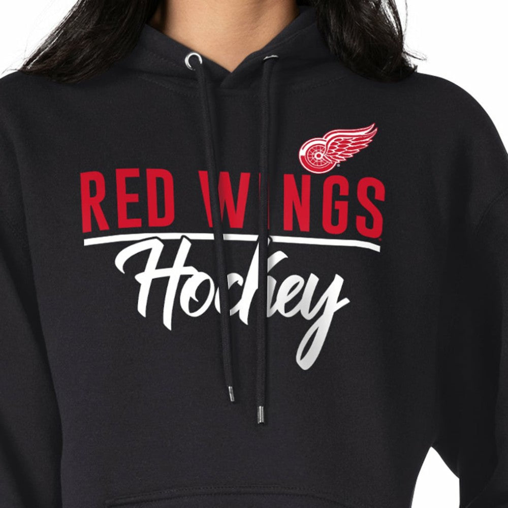 NHL Detroit Red Wings G-III 4Her by Carl Banks Women's Team Sport Tri-Blend Fleece Hoodie - Black