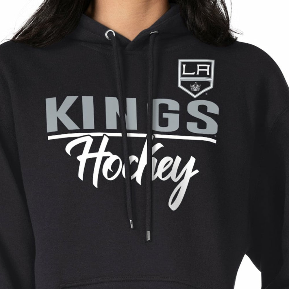 NHL Los Angeles Kings G-III 4Her by Carl Banks Women's Team Sport Tri-Blend Fleece Hoodie - Black