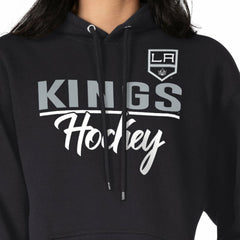 NHL Los Angeles Kings G-III 4Her by Carl Banks Women's Team Sport Tri-Blend Fleece Hoodie - Black