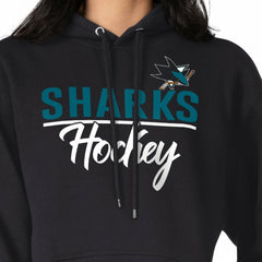 NHL San Jose Sharks G-III 4Her by Carl Banks Women's Team Sport Tri-Blend Fleece Hoodie - Black