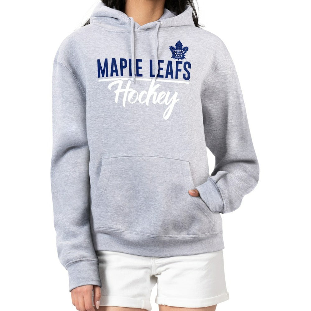 NHL Toronto Maple Leafs G-III 4Her by Carl Banks Women's Team Sport Tri-Blend Fleece Hoodie - Heather Gray