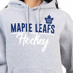 NHL Toronto Maple Leafs G-III 4Her by Carl Banks Women's Team Sport Tri-Blend Fleece Hoodie - Heather Gray