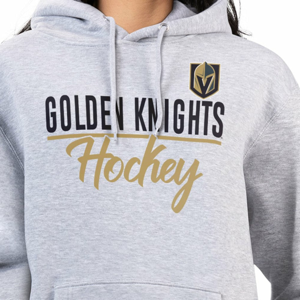 NHL Vegas Golden Knights G-III 4Her by Carl Banks Women's Team Sport Tri-Blend Fleece Hoodie - Heather Gray