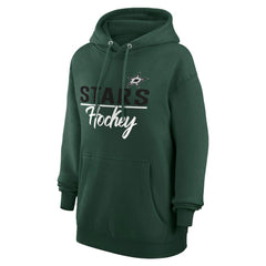 NHL Dallas Stars G-III 4Her by Carl Banks Women's Team Sport Tri-Blend Fleece Hoodie - Green