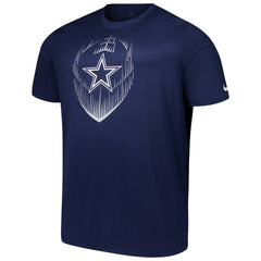Dallas Cowboys Big & Tall Blitz Legend Icon T-Shirt Navy