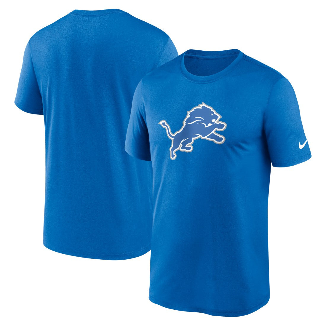 Detroit Lions Primetime Legend Logo Performance T-Shirt Blue