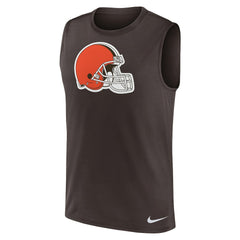 Cleveland Browns Blitz Legend Dri-FIT Muscle Tank Top Brown