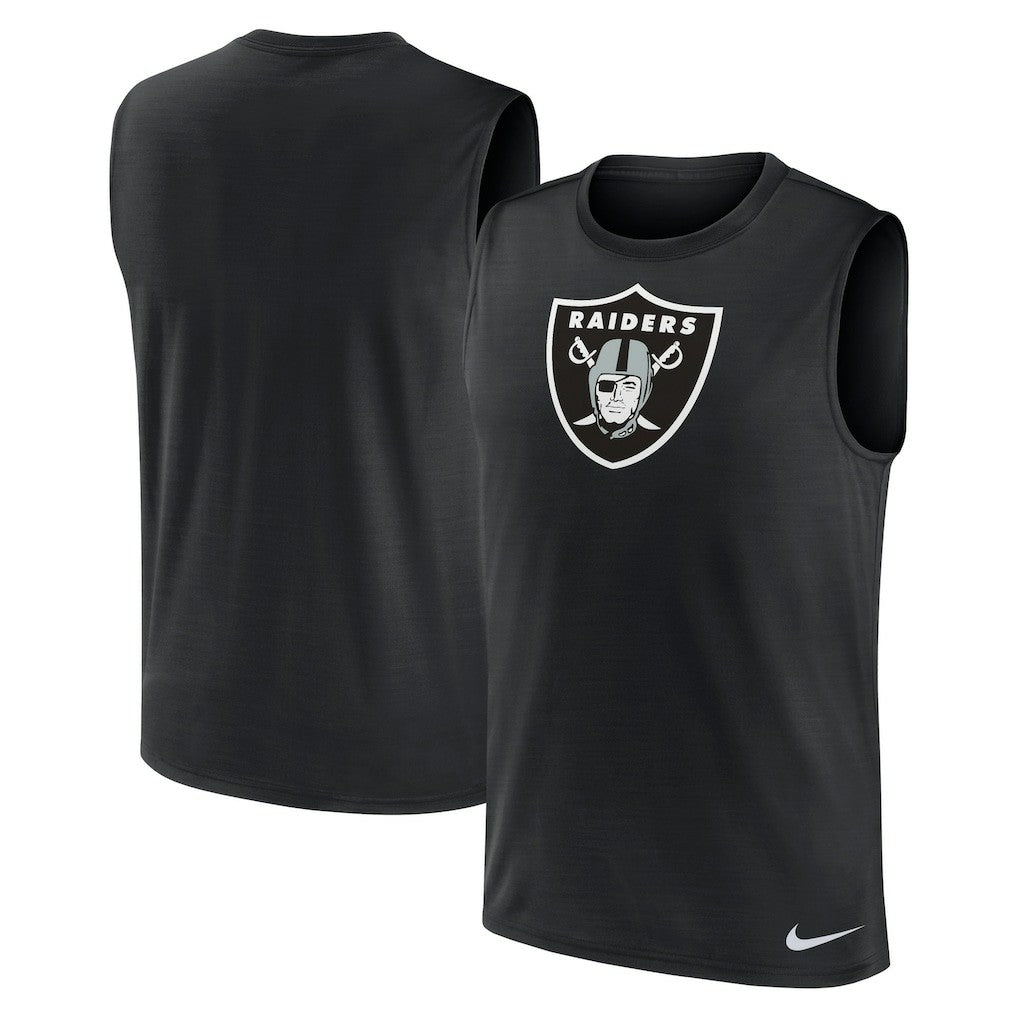 Las Vegas Raiders Blitz Legend Dri-FIT Muscle Tank Top Black