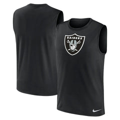 Las Vegas Raiders Blitz Legend Dri-FIT Muscle Tank Top Black