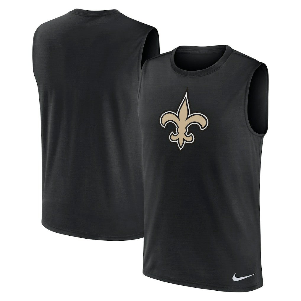 New Orleans Saints Blitz Legend Dri-FIT Muscle Tank Top Black