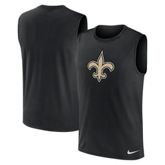 New Orleans Saints Blitz Legend Dri-FIT Muscle Tank Top Black