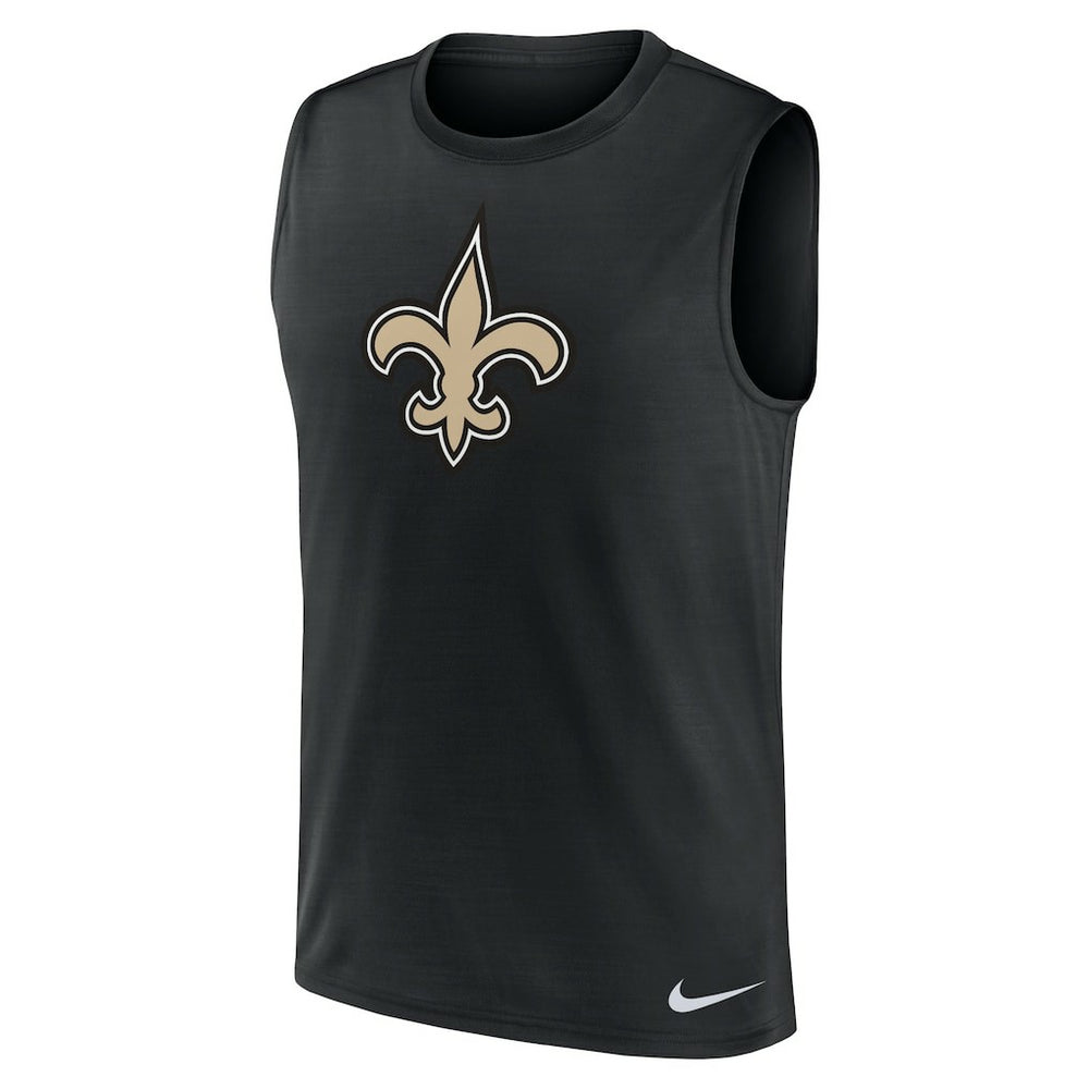 New Orleans Saints Blitz Legend Dri-FIT Muscle Tank Top Black