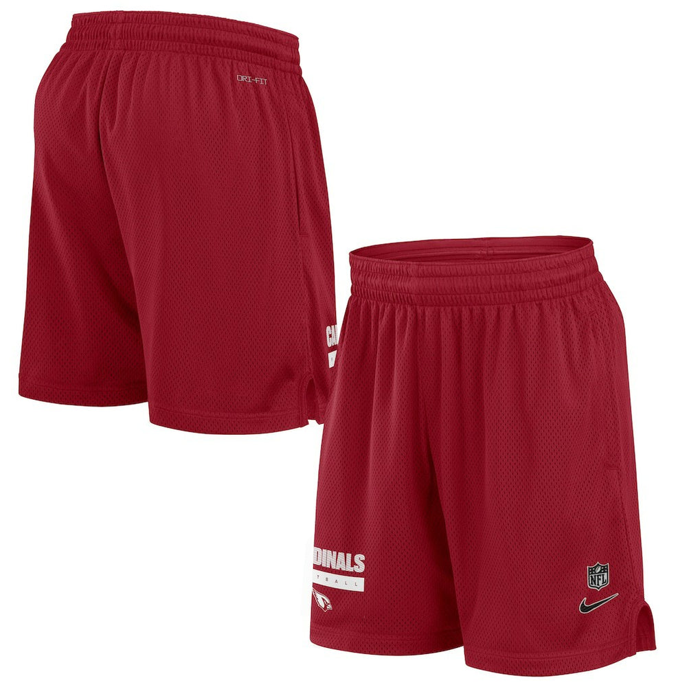 Arizona Cardinals 2024 Sideline Performance Mesh Shorts Cardinal