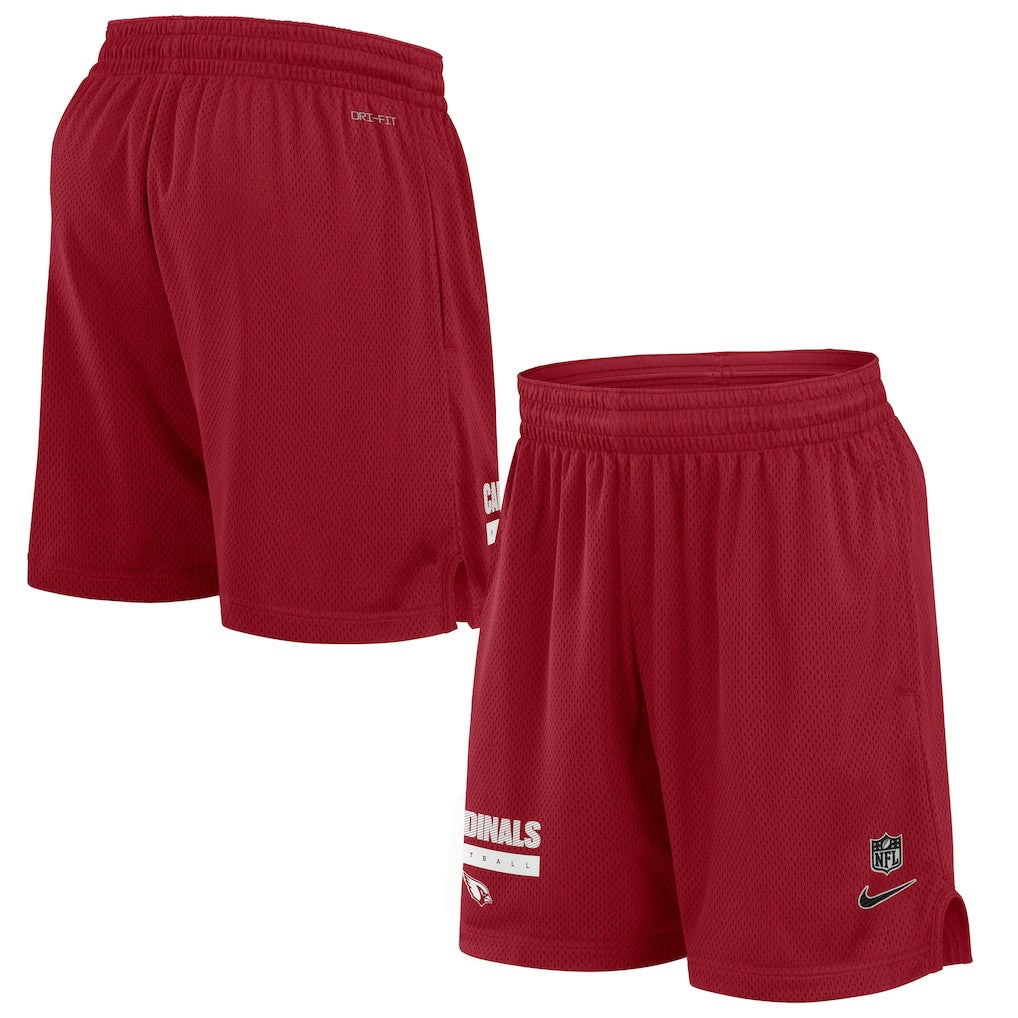 Arizona Cardinals 2024 Sideline Performance Mesh Shorts Cardinal