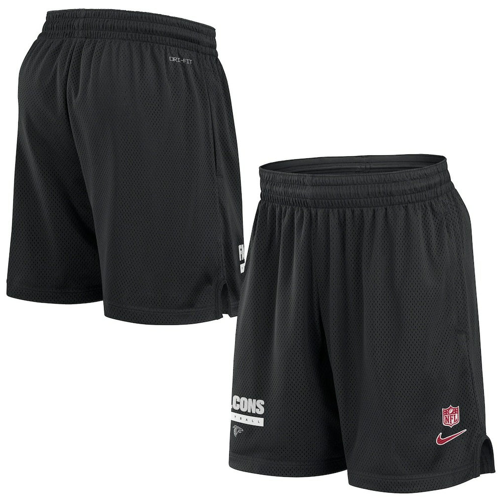 Atlanta Falcons 2024 Sideline Performance Mesh Shorts Black