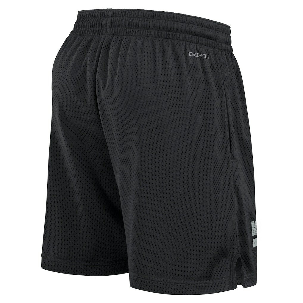 Las Vegas Raiders 2024 Sideline Performance Mesh Shorts Black