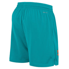 Miami Dolphins 2024 Sideline Performance Mesh Shorts Aqua