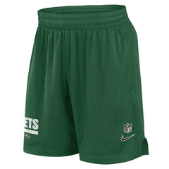 New York Jets 2024 Sideline Performance Mesh Shorts Green