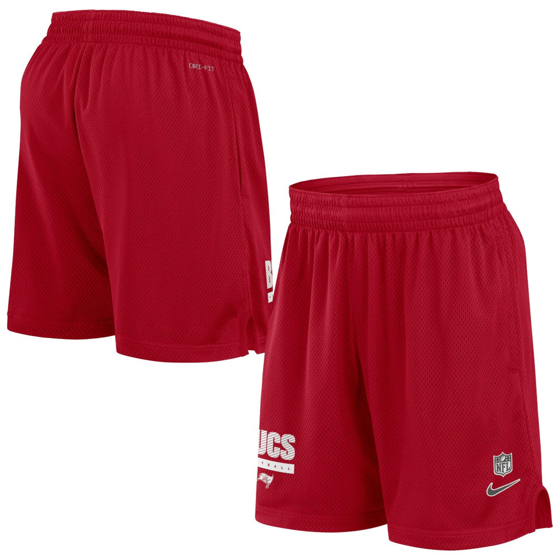 Tampa Bay Buccaneers 2024 Sideline Performance Mesh Shorts Red