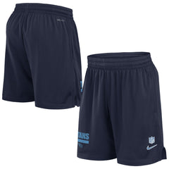 Tennessee Titans 2024 Sideline Performance Mesh Shorts Navy