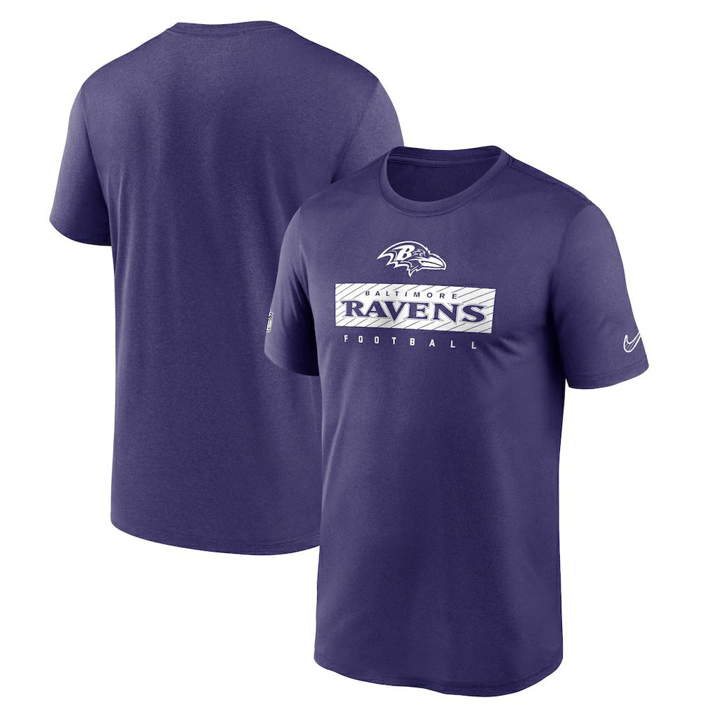 Baltimore Ravens Sideline Legend Performance T-Shirt Purple