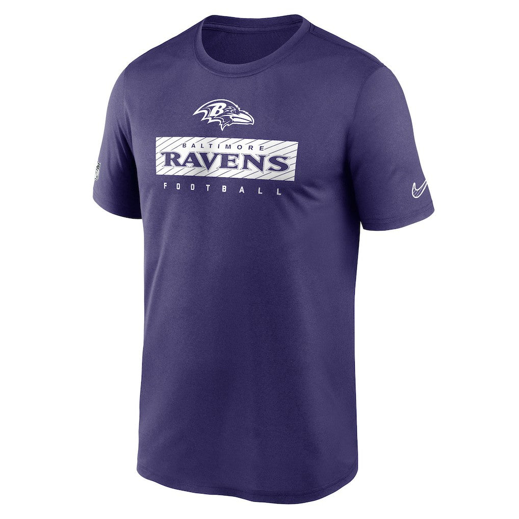 Baltimore Ravens Sideline Legend Performance T-Shirt Purple