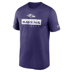 Baltimore Ravens Sideline Legend Performance T-Shirt Purple