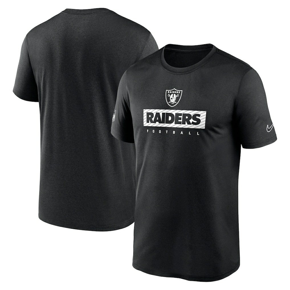 Las Vegas Raiders Sideline Legend Performance T-Shirt Black