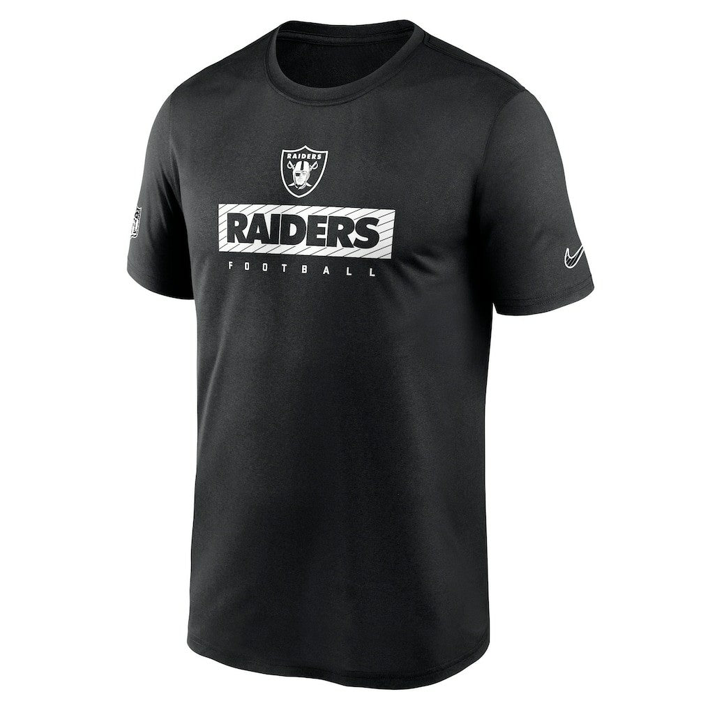 Las Vegas Raiders Sideline Legend Performance T-Shirt Black