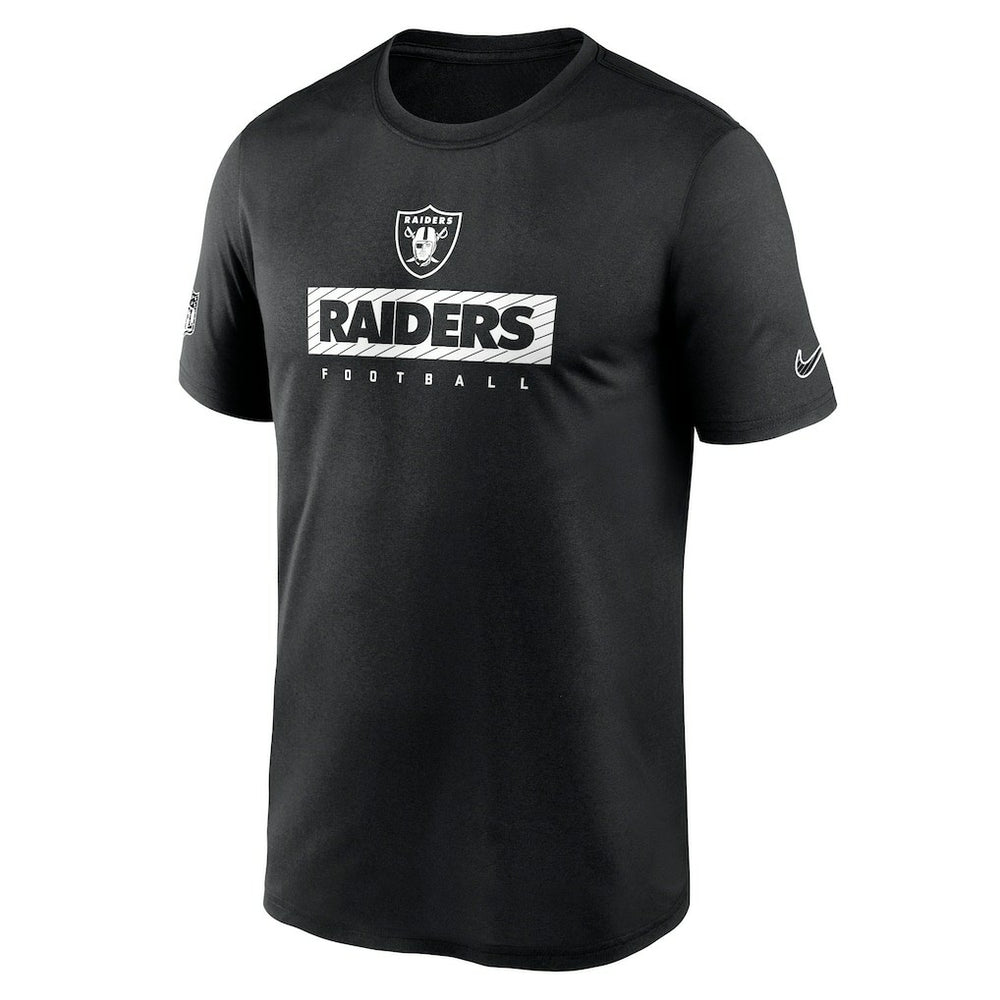 Las Vegas Raiders Sideline Legend Performance T-Shirt Black