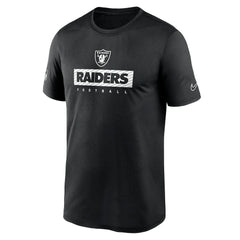 Las Vegas Raiders Sideline Legend Performance T-Shirt Black